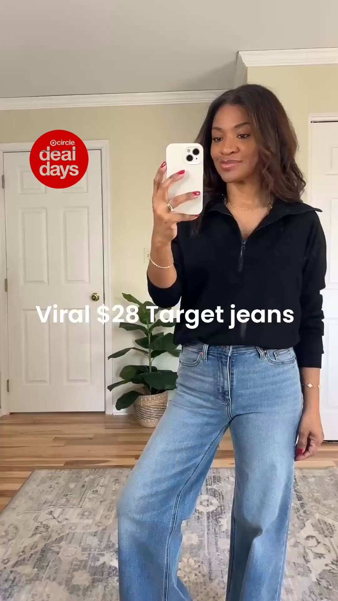 My favorite jeans from Target on back in stock! Only $28 and they look and feel designer. I’m wearing a size 4 

 #ltkfindsunder100 #ltkfindsunder50 #ltkover40