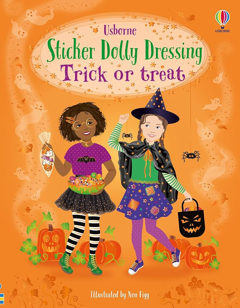 Sticker Dolly Dressing Trick or treat: A Whimsical Sticker Book for Halloween with Dress-Up Dolls... | Amazon (US)