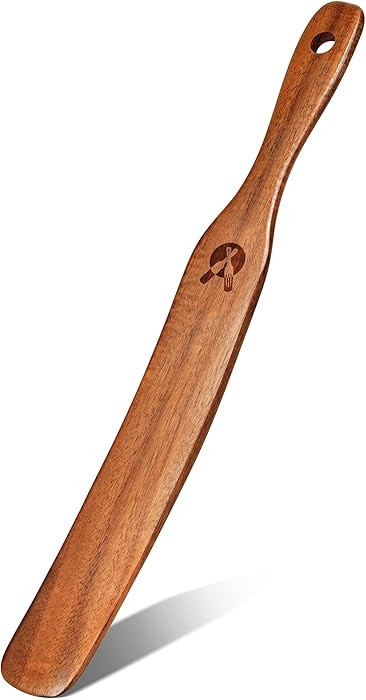 Skinny Spurtle for Sourdough Starter, Mixing, Reaching Bottom of Jar, Dough Whisk, Natural from H... | Amazon (US)