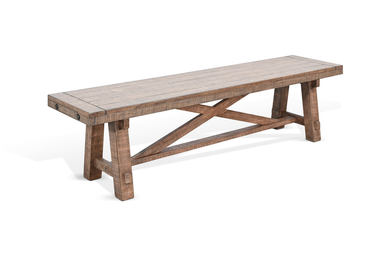 Wood Seat Bench In Light Brown | 1stopbedrooms