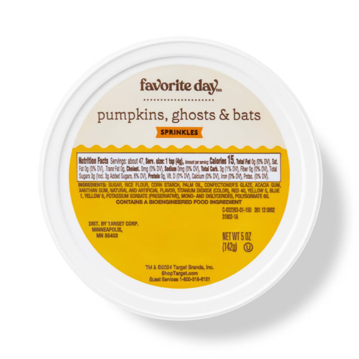 Halloween Pumpkins Ghosts and Bats Sprinkles - 5oz - Favorite Day™ | Target