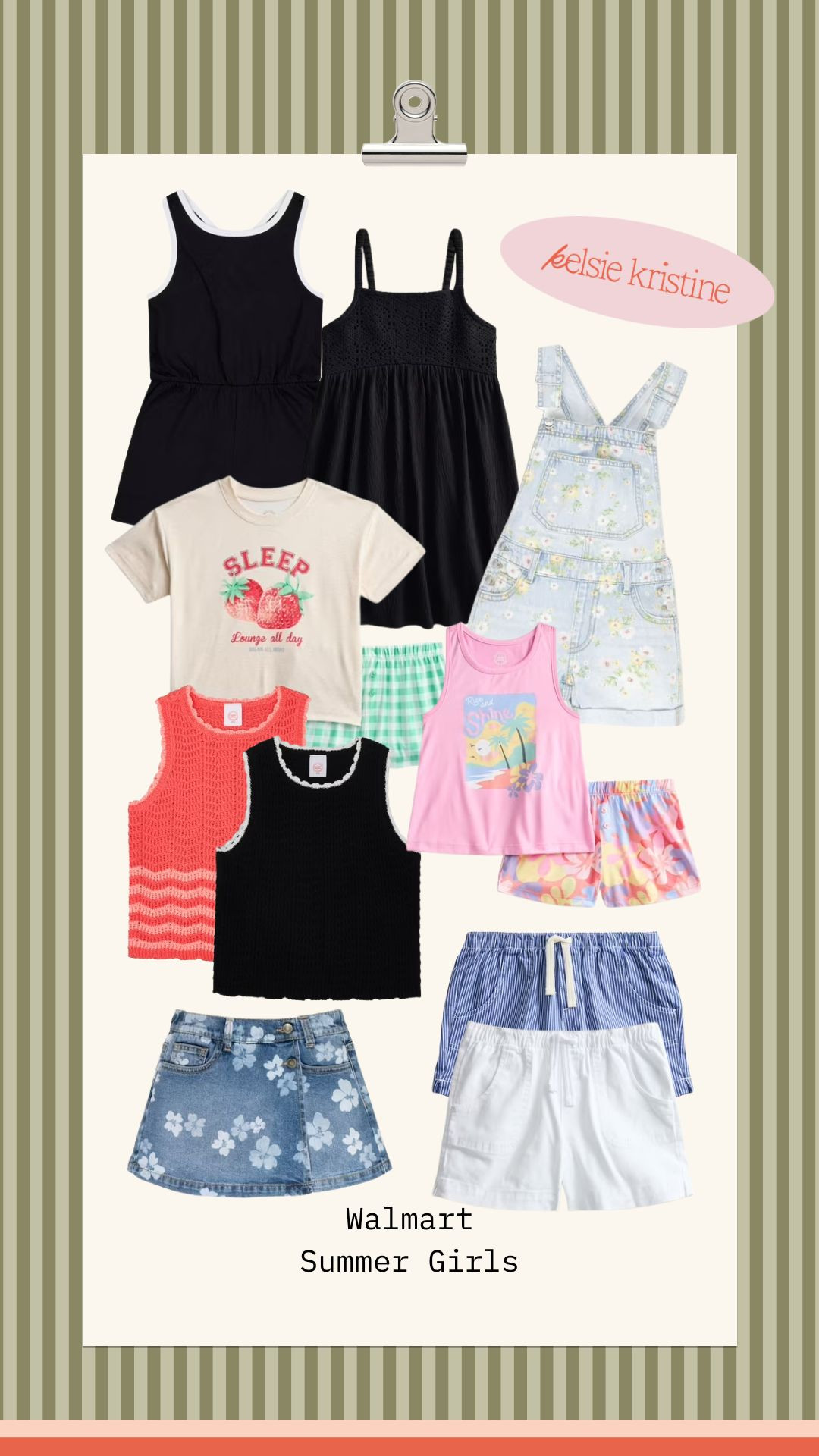 Walmart | Walmart Girl | Walmart Fashion | Summer Outfits  | Girl Summer | Dresses | Tops | Jean Shorts | Pajama Sets |  Affordable Kid Clothing | Affordable | Cute & Comfortable | Summer Vibes | Girl Outfits | Summer Style |  

 #LTKmomlife #LTKSeasonal #LTKKids