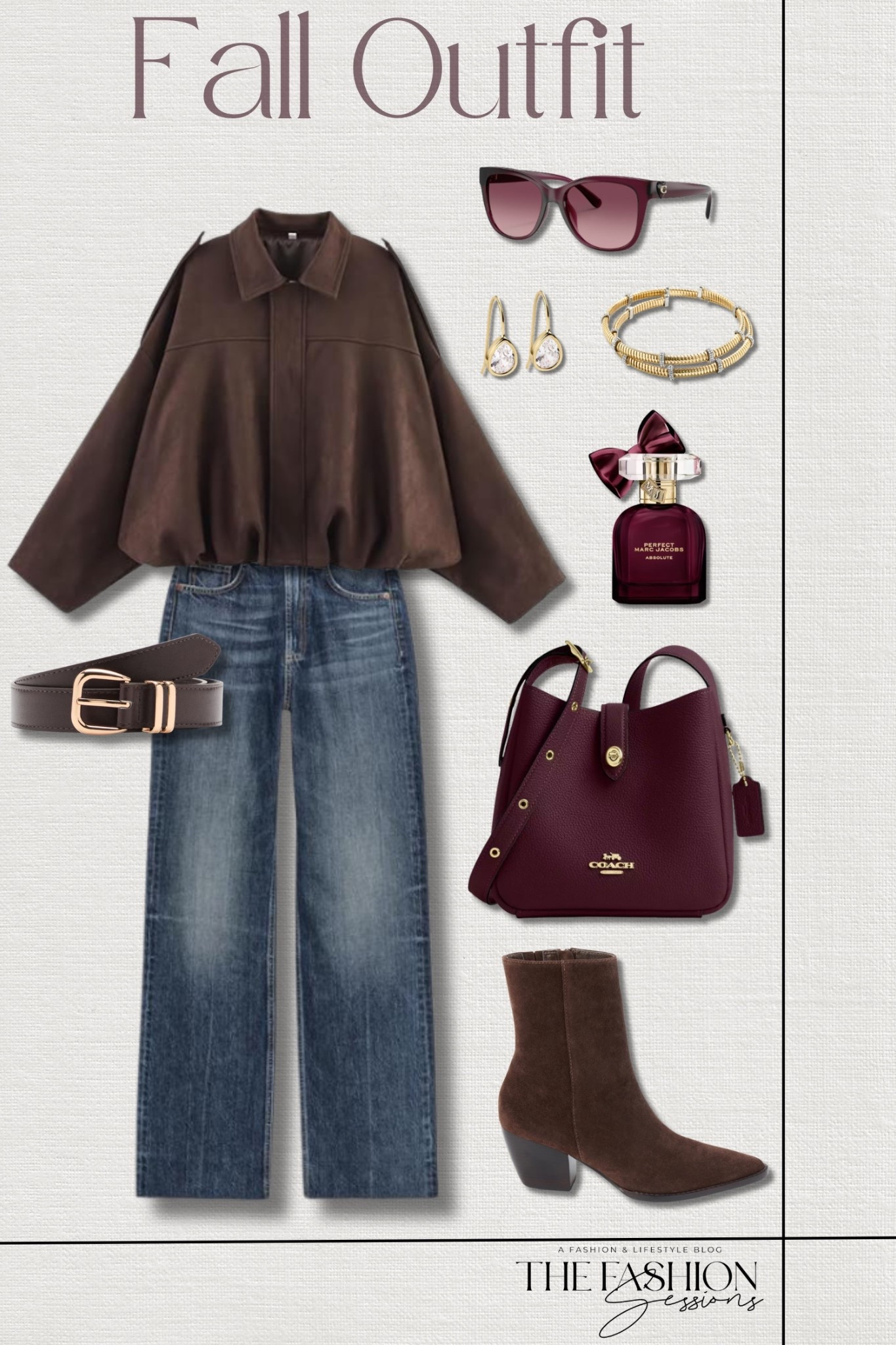 Brown suede and burgundy fall outfit inspo 🍂 

#LTKOver40 #LTKStyleTip #LTKSeasonal
