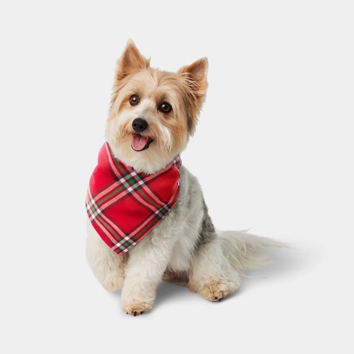 Plaid Dog Bandana - Wondershop™ Red One Size Fits Most | Target