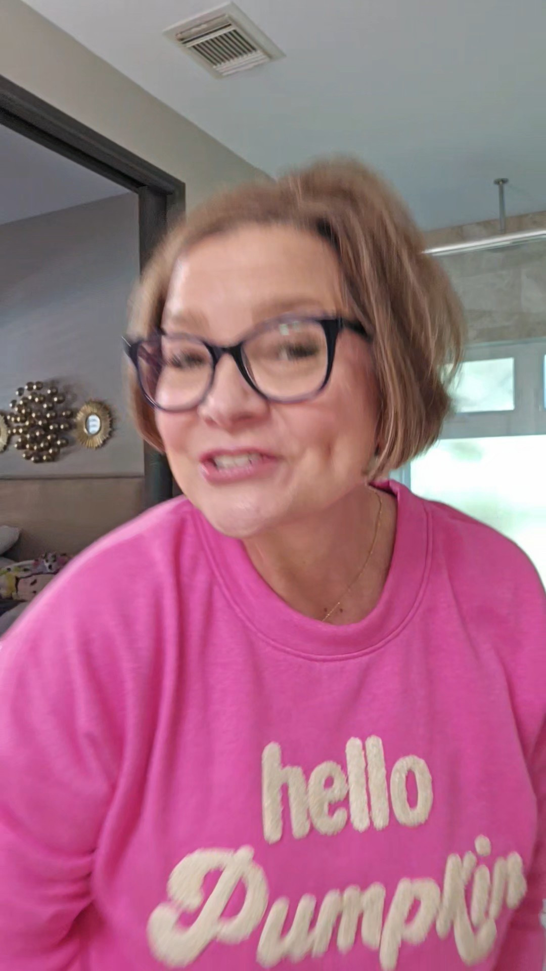 Elevate the CUTEST fall inspired sweatshirt with jeans, an animal print belt and ballet flats. The sweatshirt is fleece lined and very comfy. Shirt comes in four colors - I'm wearing pink. 

#LTKSeasonal #LTKStyleTip #LTKMidsize