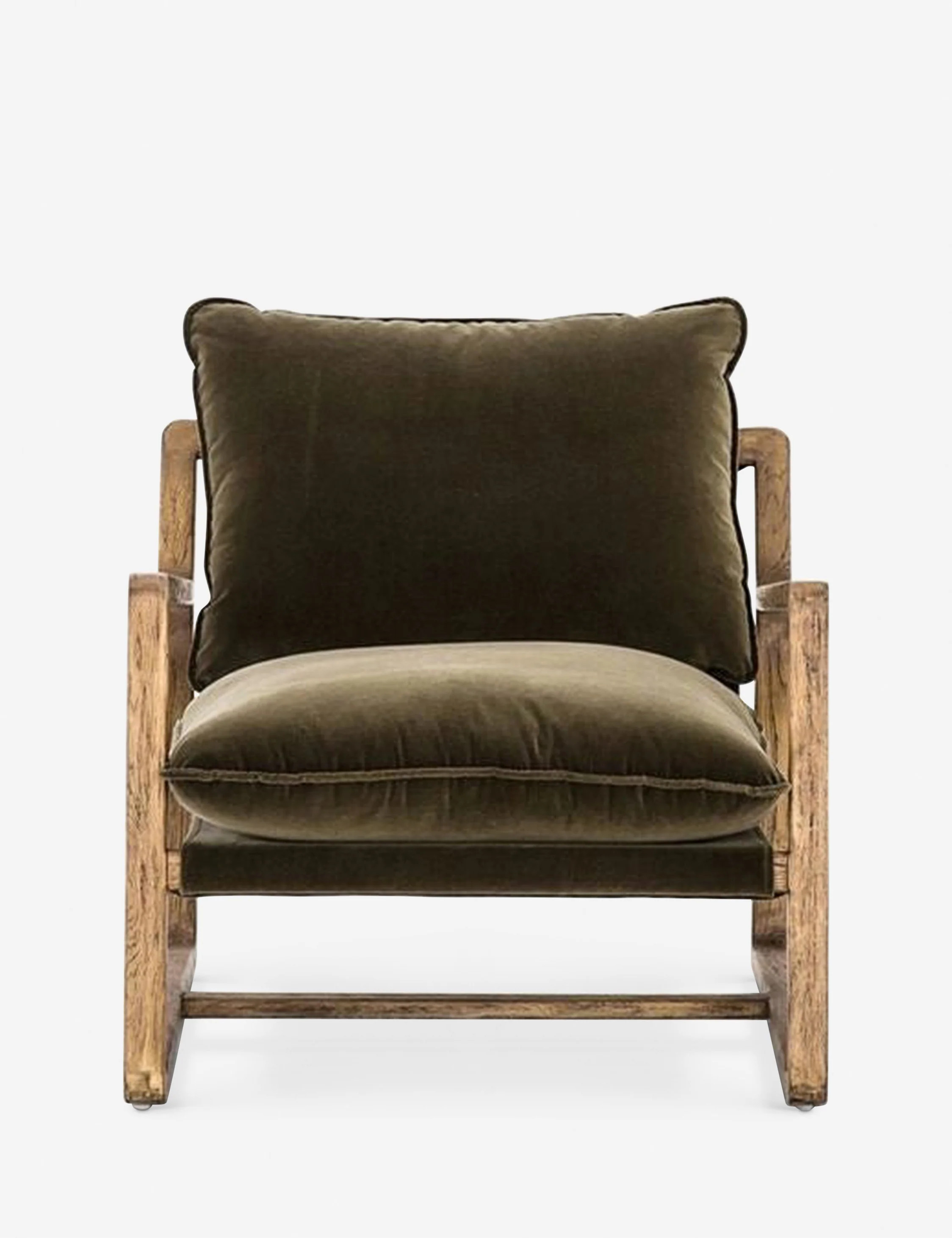 Krista Accent Chair, Olive Green | Lulu and Georgia 