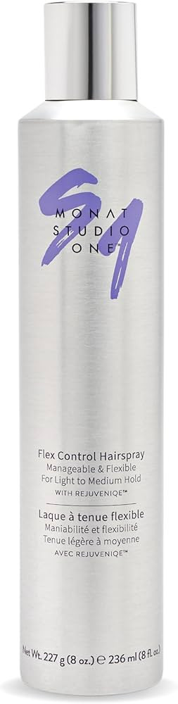 Amazon.com : MONAT Studio One™ Flex Control Hairspray – Light to Medium Buildable Hold – In... | Amazon (US)