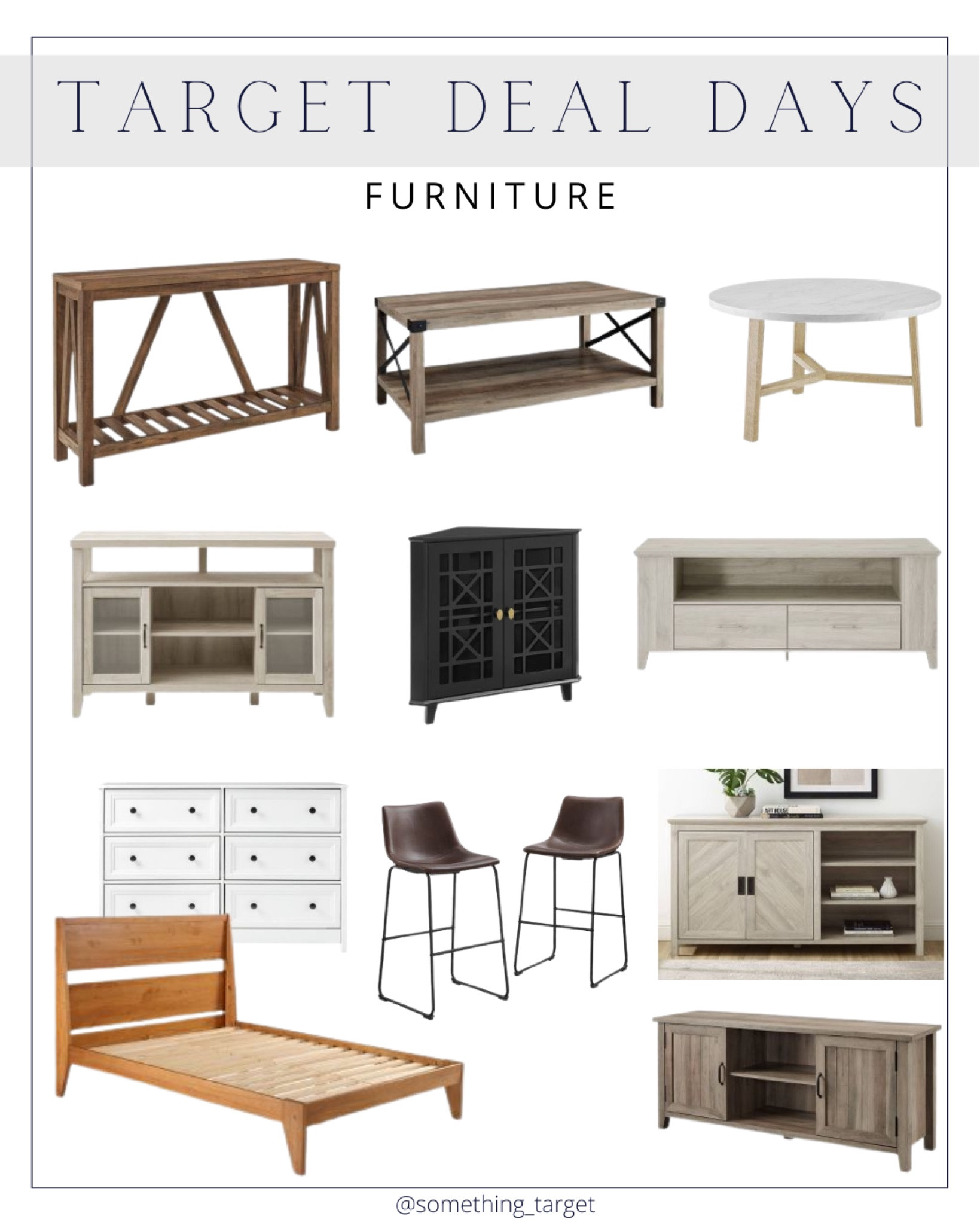 Target deal days furniture deals. All 30-50% off! Sale ends soon! 

#LTKhome #LTKsalealert #LTKfamily