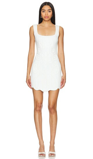 Merida Mini Dress in Ivory | Revolve Clothing (Global)