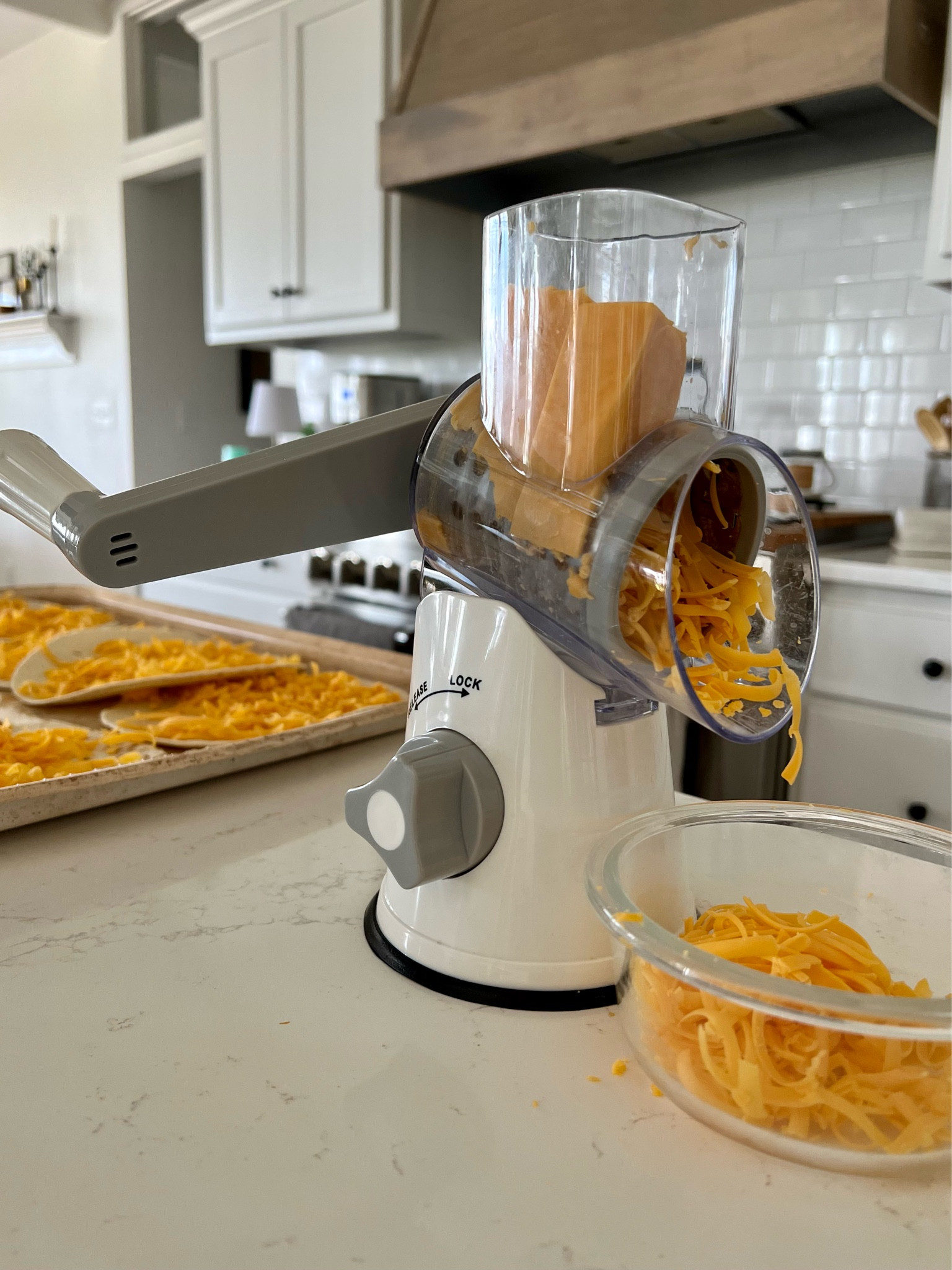 One of the best things we did in the last 6 months was ditch the store bought grated cheese for grating our own cheese. 

Our Amazon cheese grater has a $5 off right now!

#LTKunder50 #LTKsalealert #LTKhome