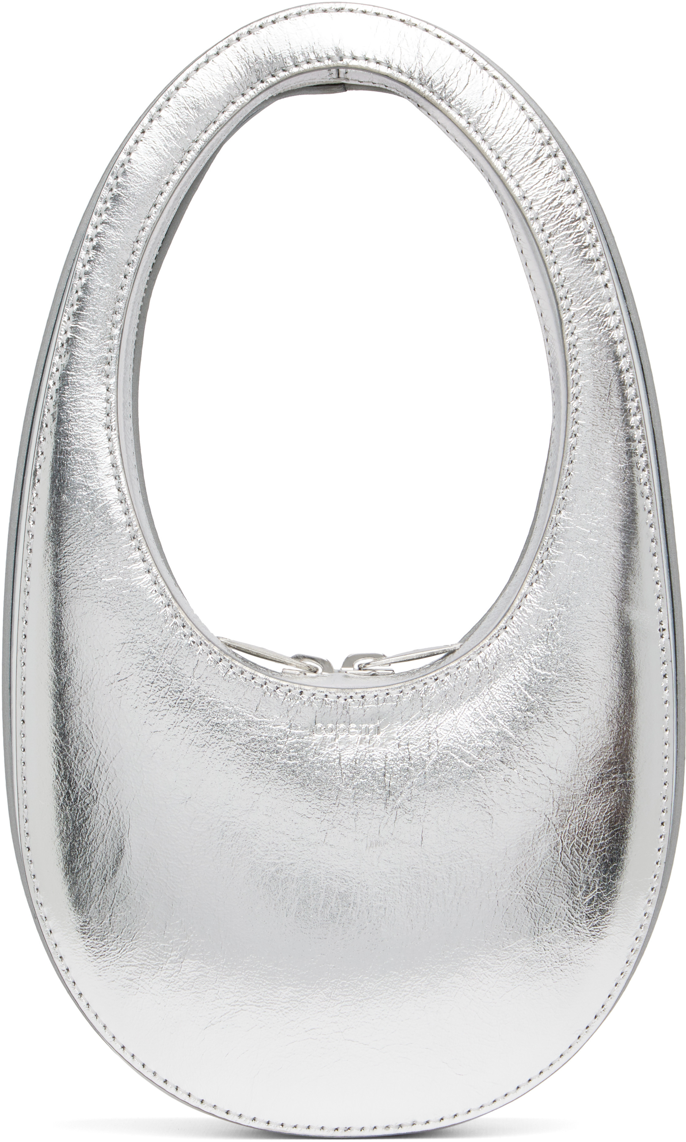 Coperni Silver Mini Swipe Bag | SSENSE