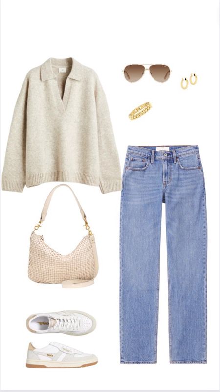 Can’t wait for cooler months to wear sweaters and jeans again! Super easy, everyday outfit! 

Abercrombie denim sale - 25% off all denim PLUS my code is stackable for extra 10% off!! 
Code: BLAMEITONDEDE 

#LTKsalealert #LTKstyletip #LTKFind