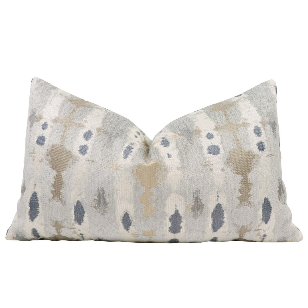 READY TO SHIP Lokesh Pillow Cover in Blue Topaz  Double Sided - Etsy | Etsy (US)