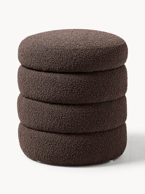 Bouclé Pouffe Alto with Storage Space | Westwing UK