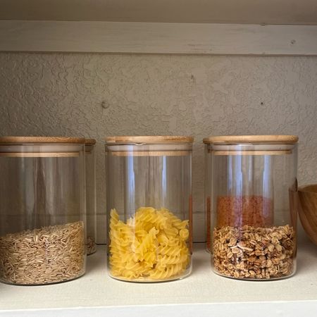Glass kitchen containers