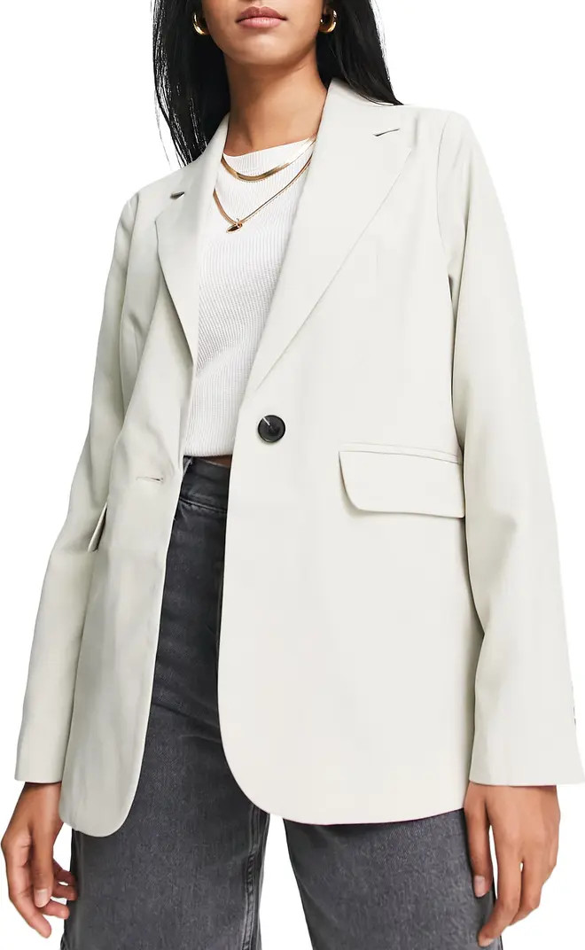 Topshop Fitted Single Button Blazer | Nordstromrack | Nordstrom Rack