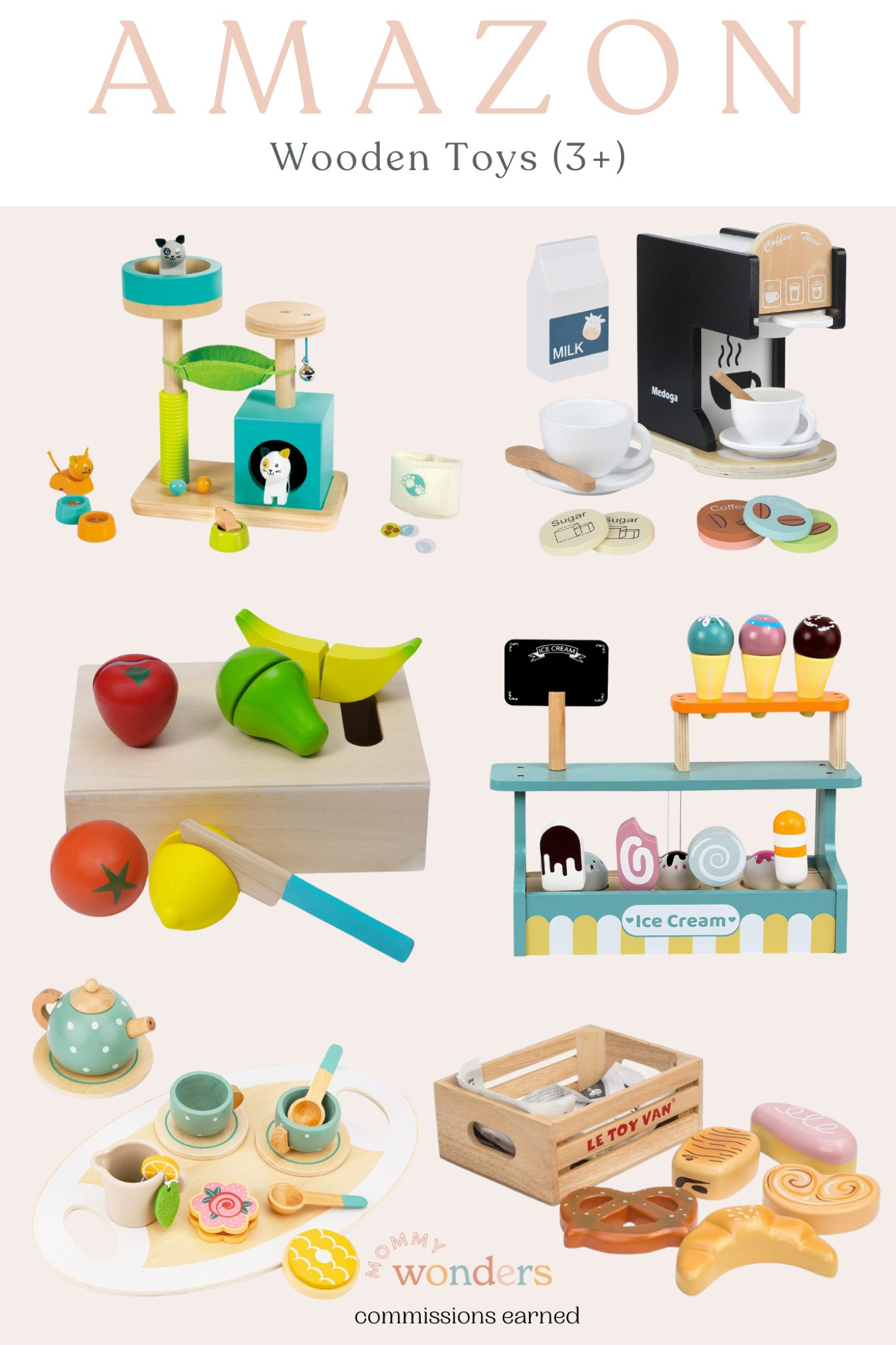Wooden toys on Amazon for toddlers 3+ years old! 

#LTKHome #LTKKids #LTKFindsUnder50