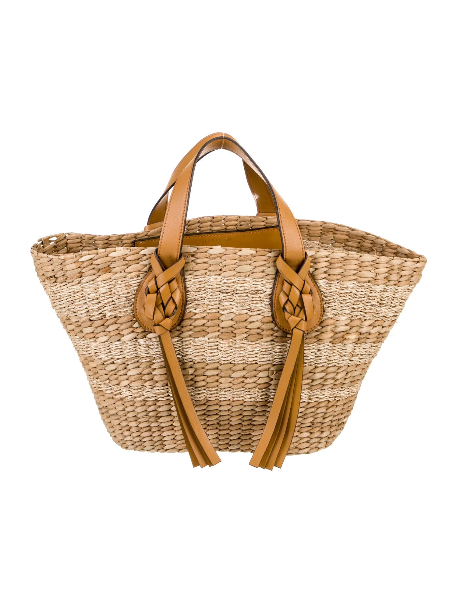 Raffia Top Handle Bag | The RealReal
