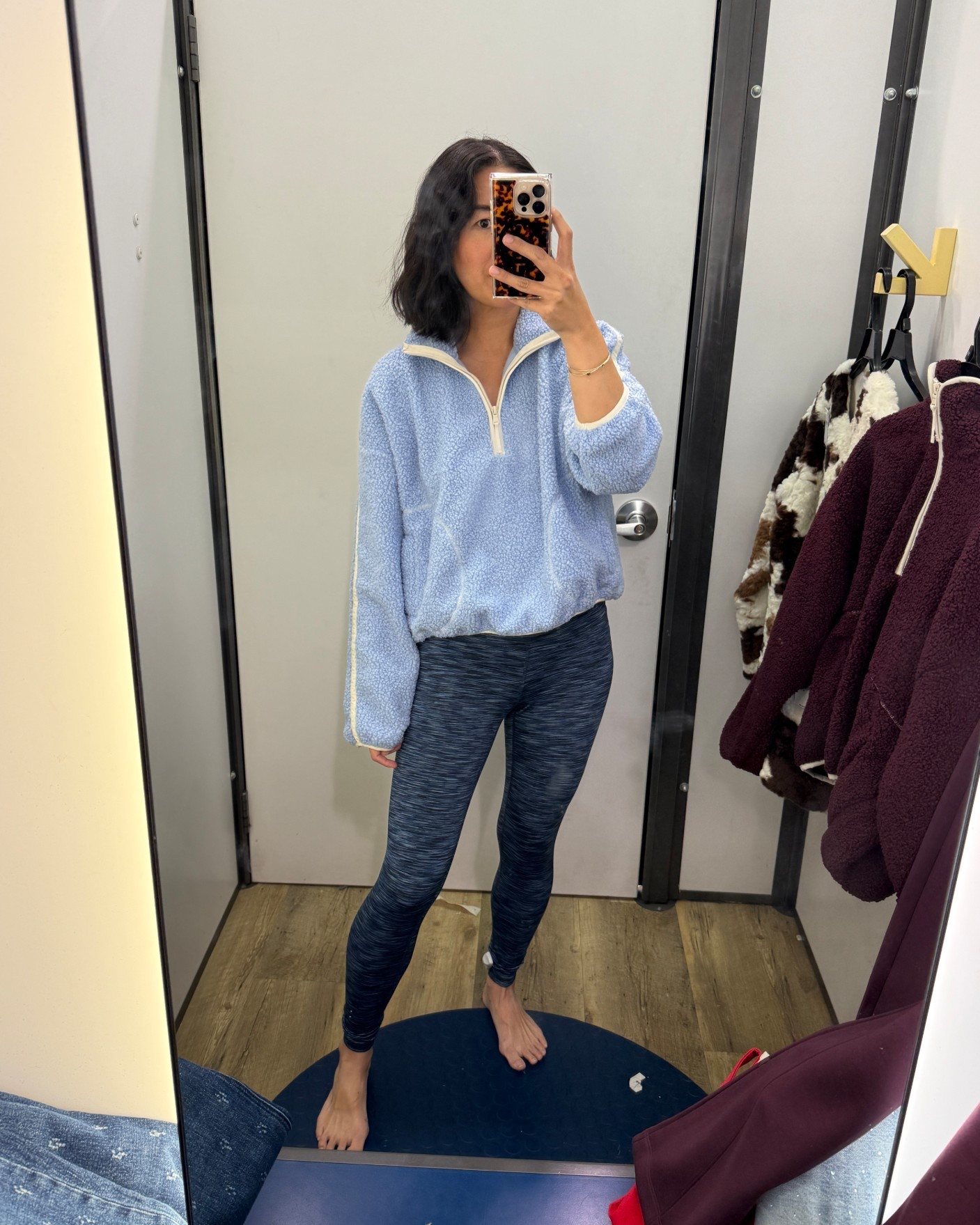 Wearing M in pullover, XS in leggings

#LTKPetite #LTKOver40