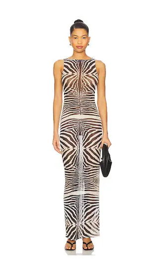 Daranna Maxi Dress in Zebra | Revolve Clothing (Global)