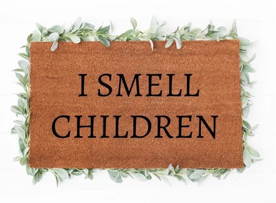 I smell Children Doormat, Fall Doormat, Halloween Doormat, Funny Doormat, Home Decor, Custom Door... | Etsy (US)