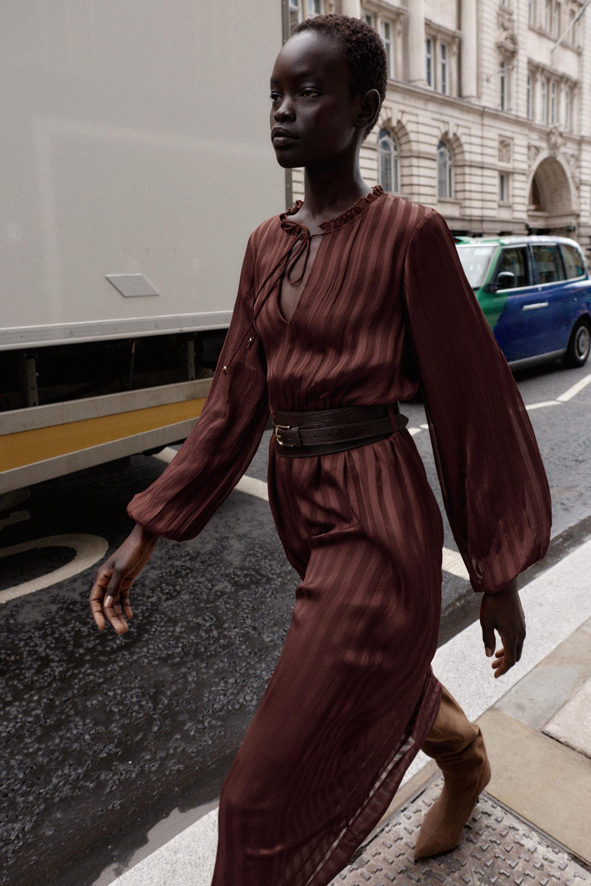 MIDI BELT DRESS | Zara US