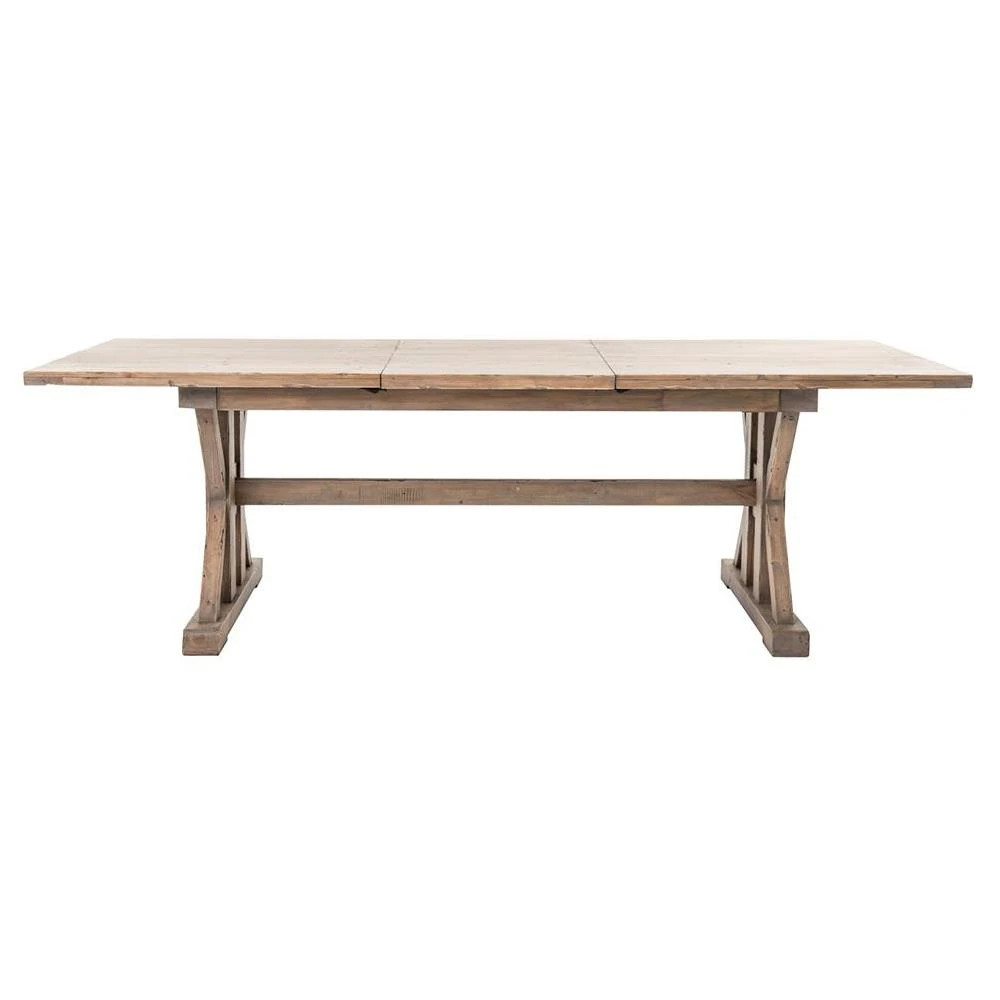 Lyle Lodge Extendable Reclaimed Pine Dining Table - 72-96"W | Kathy Kuo Home