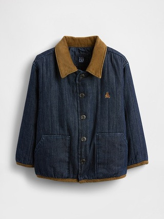 Baby & Toddler Quilted Denim Jacket | Gap (CA)