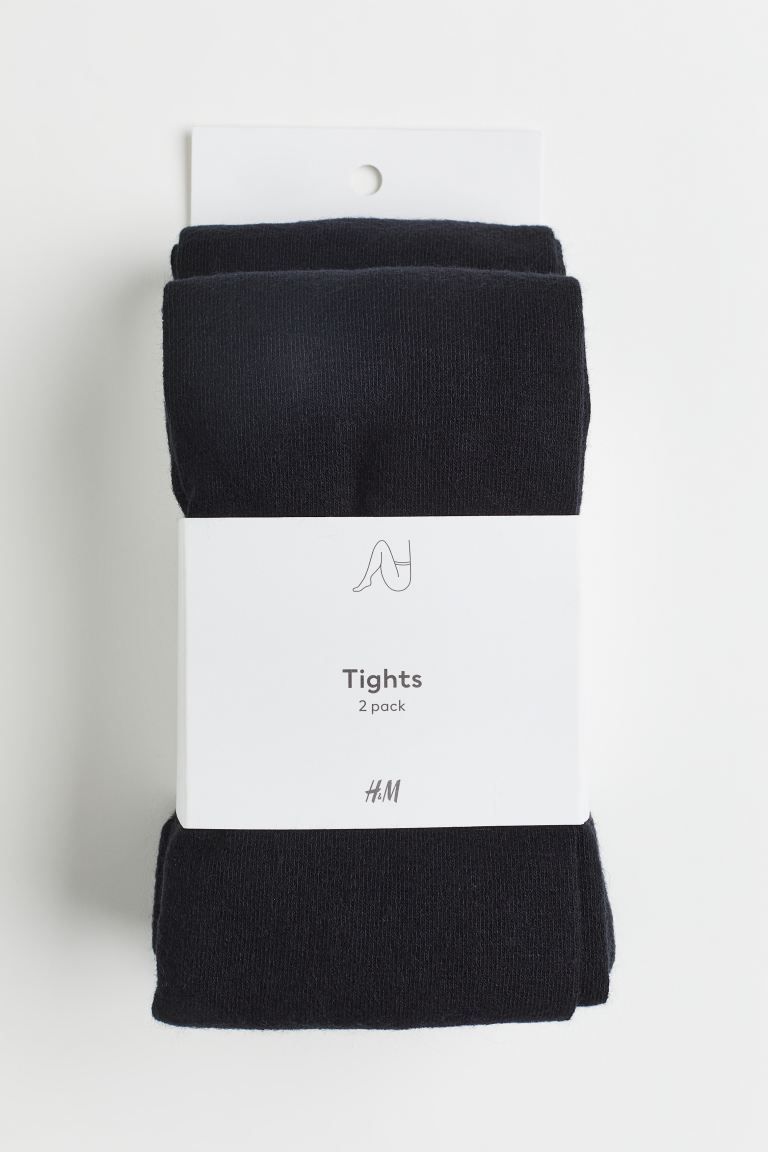 2-pack Fine-knit Tights | H&M (US + CA)