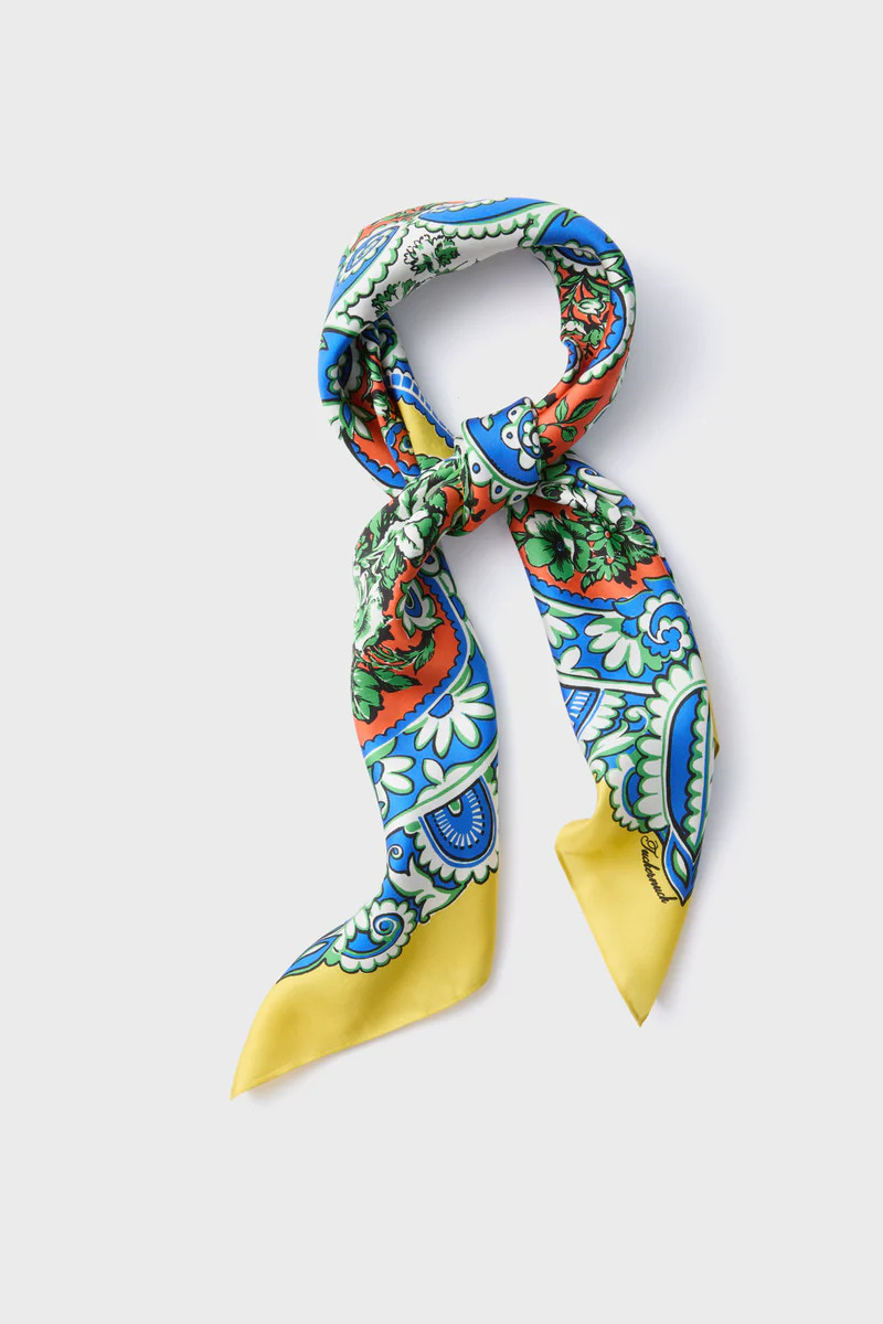 Sunbeam Filigree Medium Silk Scarf | Tuckernuck (US)