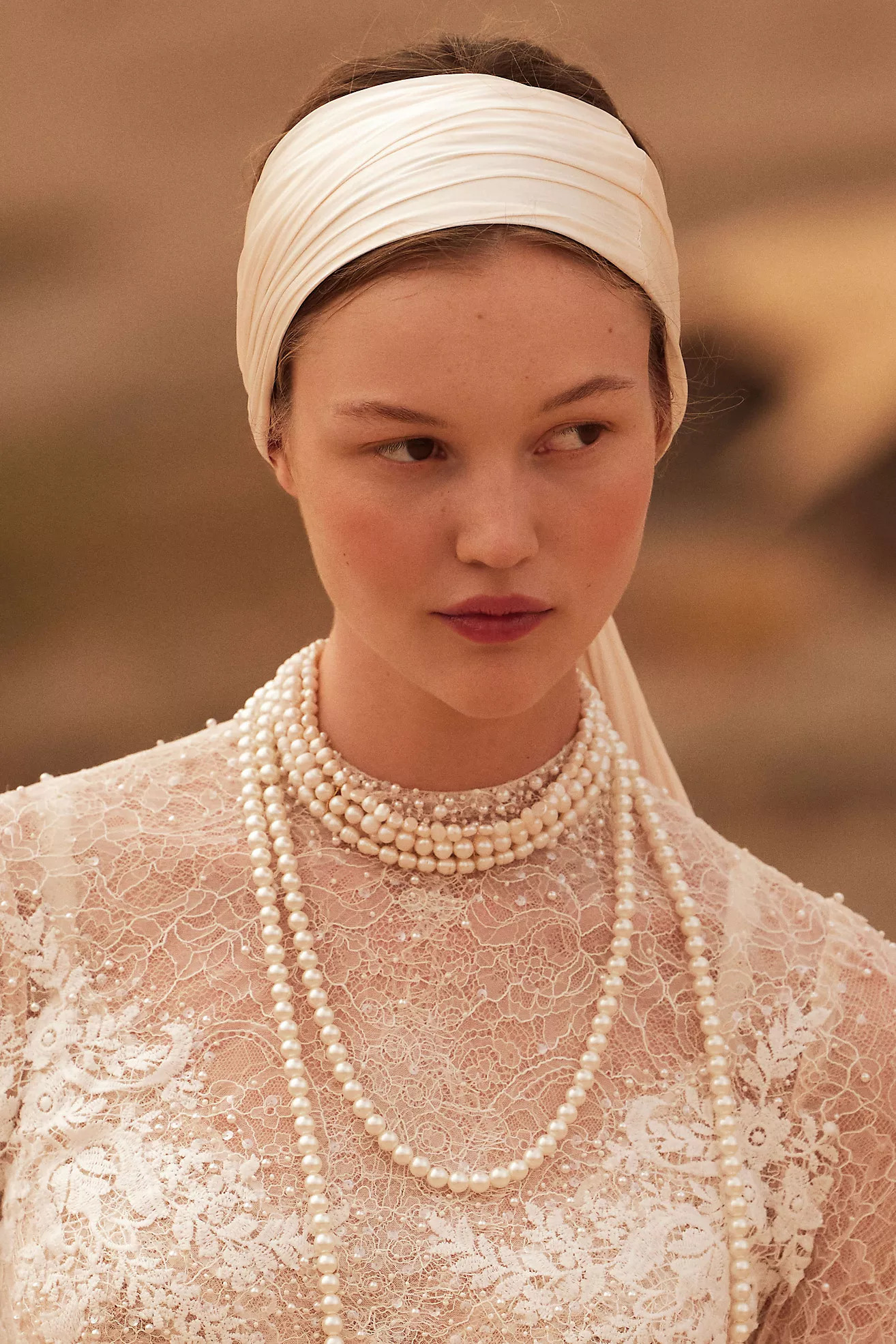 Triple-Strand Pearl Necklace | Anthropologie (US)
