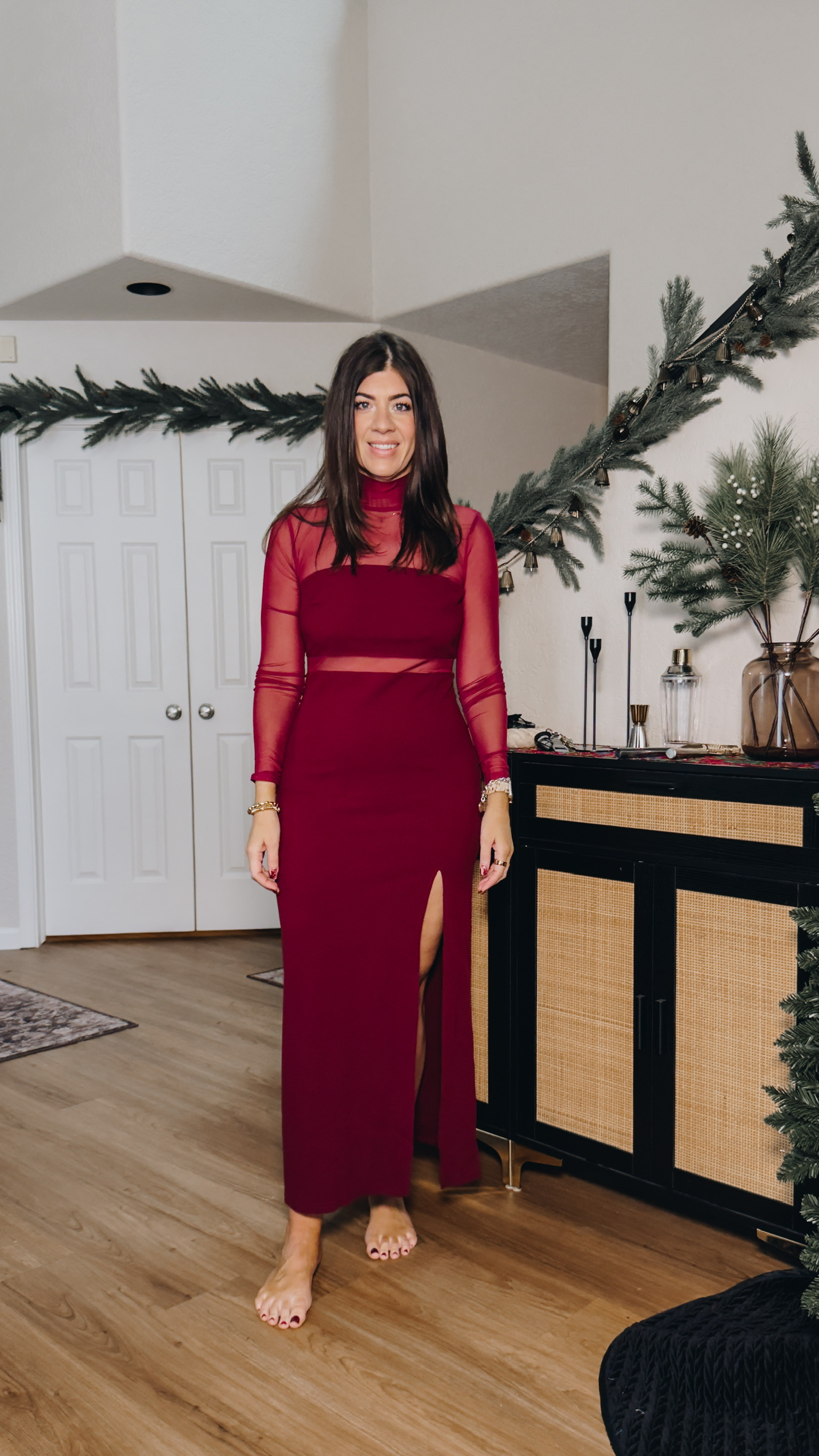  In a large sheer panel dress

midsize dresses, wedding guest dresses, special occasion style, affordable dresses, size inclusive fashion, event dress picks, date night dresses, trendy looks, trending, occasion dresses, elegant guest looks, special occasion fashion,  formal wear for curves, wine, burgundy, sheer dress, long sleeve dress

#LTKSeasonal #LTKMidsize #LTKootd