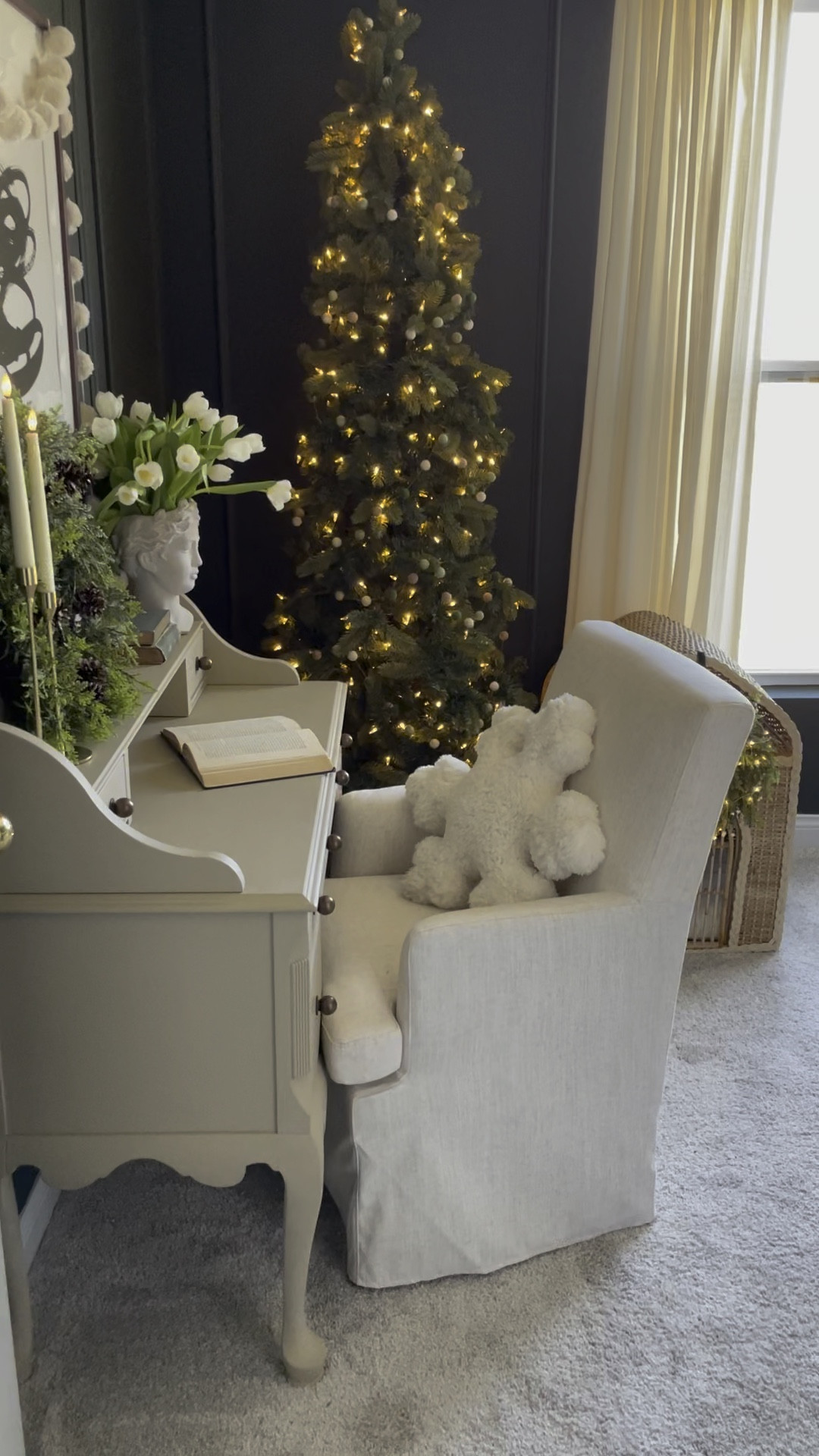 We added some Christmas touches to our guest room today (also known as Teddy’s room 😂) and even added a little wreath to his “house” (although he prefers to sleep on the bed 😂)  

#LTKhome #LTKHoliday #LTKSeasonal