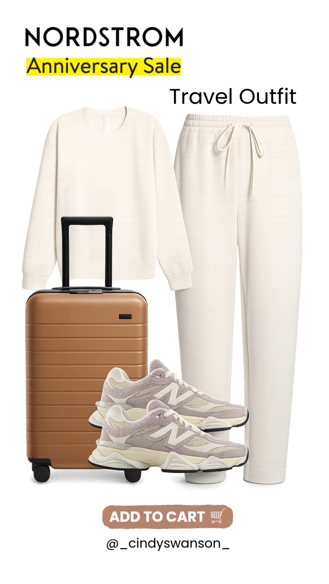 If you have travel planned this fall, this is the outfit I'd pack!

A matching lounge set makes traveling so much easier—you look put together, stay comfortable, and can mix and match the pieces throughout your trip. Add a great pair of sneakers and a lightweight carry-on, and you're ready to go!

💡 LTK MADE EASY
❤️ Heart = Support my posts!
🔖 Save = Get sale & restock alerts
📋 Lists = Keep favorites organized
📲 Share = Send lists and products to a friend. Hello, Christmas List!
💬 Comment = Ask me anything about what I'm wearing.:-) 

 #LTKootd #LTKOver40 #LTKSaleAlert
