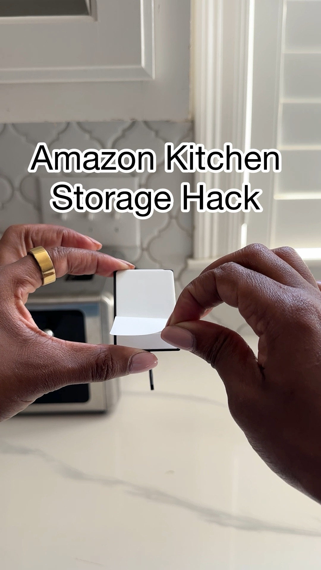 Keep your countertops clutter-free 🍌✨ This under-cabinet banana hook is a total space-saver — no tools or drilling needed! Just peel, stick, and hang. It holds multiple bananas while keeping them fresh and bruise-free. Perfect for small kitchens and minimalist setups.


#LTKHome #LTKFinds #AmazonFinds #KitchenOrganization #AmazonMustHaves #BananaHook #SpaceSaver #KitchenStorage #HomeEssentials

#LTKHome
