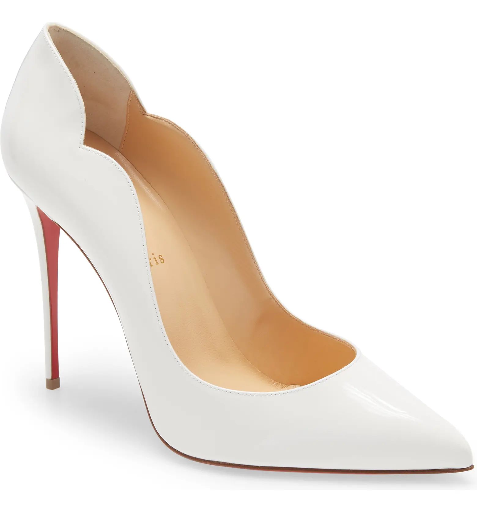 Christian Louboutin Hot Chick Scallop Pointed Toe Pump | Nordstrom | Nordstrom