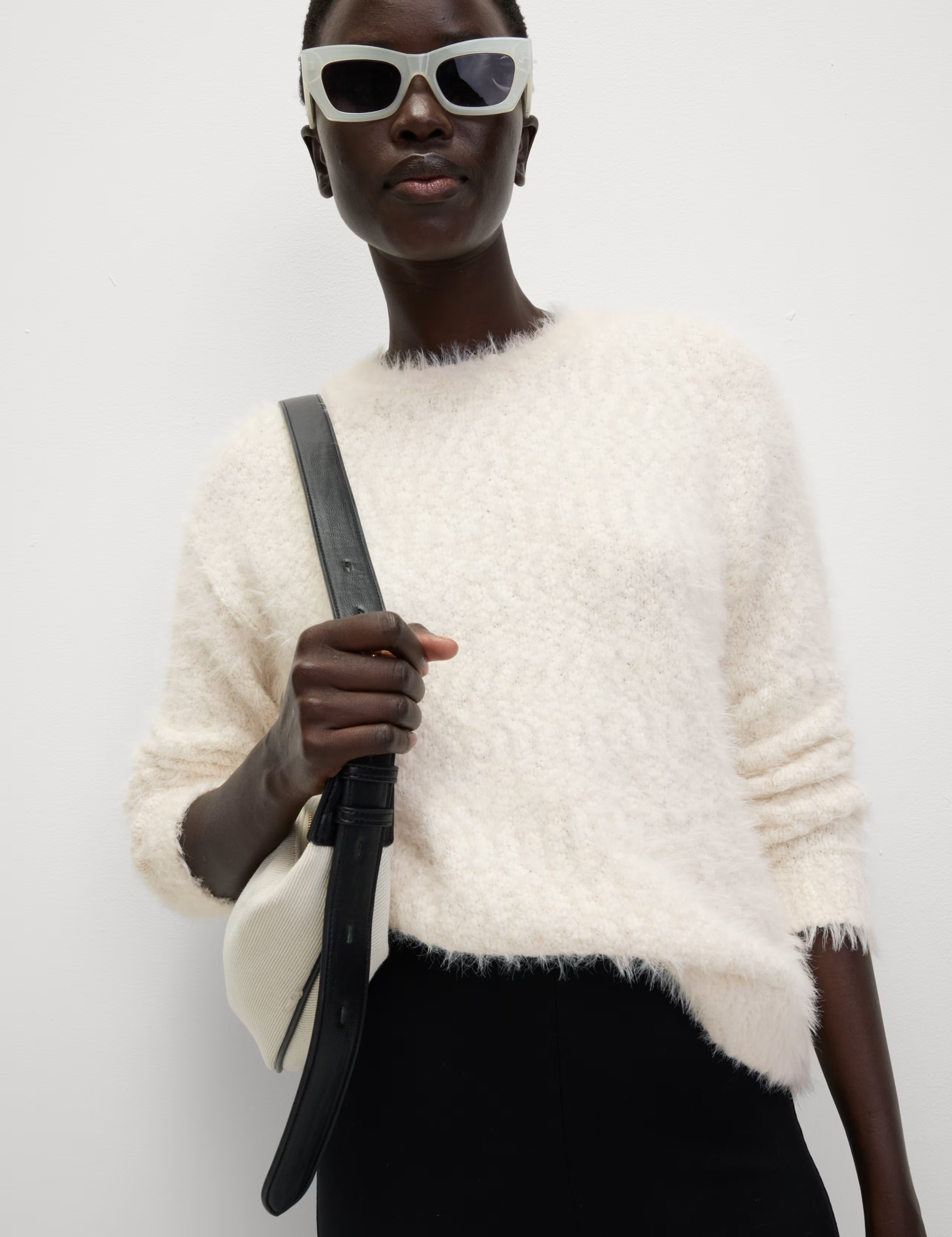 Textured Crew Neck Jumper | Marks & Spencer (UK)