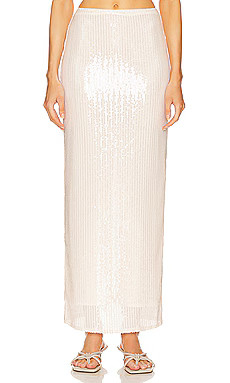 LPA Paradisa Skirt in Pearl White from Revolve.com | Revolve Clothing (Global)