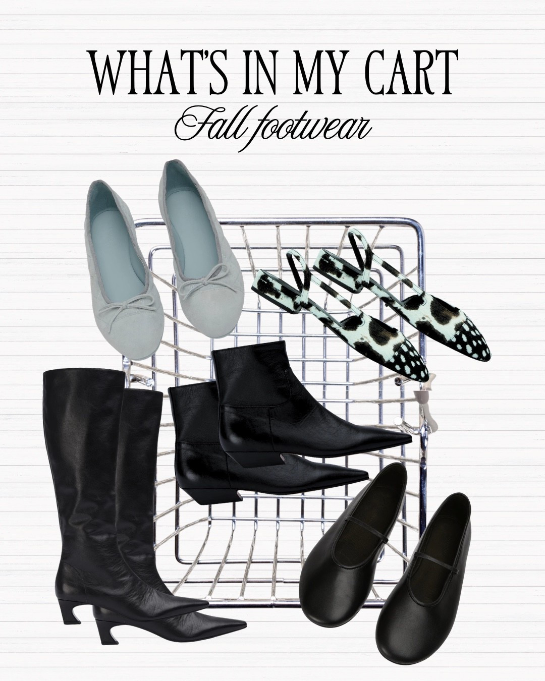 Fall shoes in my cart!