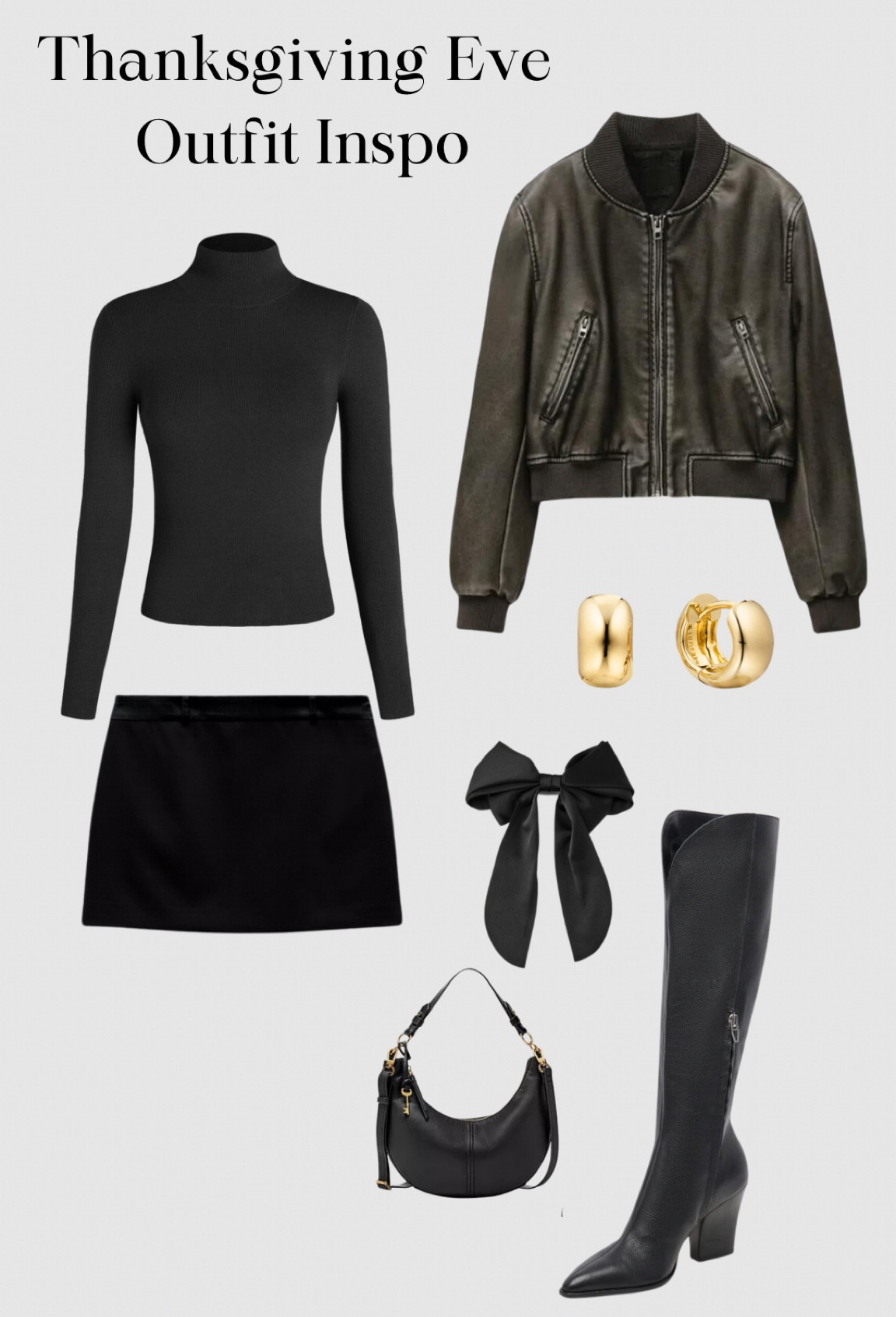 WHAT TO WEAR: Thanksgiving Eve 🖤✨

#LTKHoliday #LTKU #LTKSeasonal