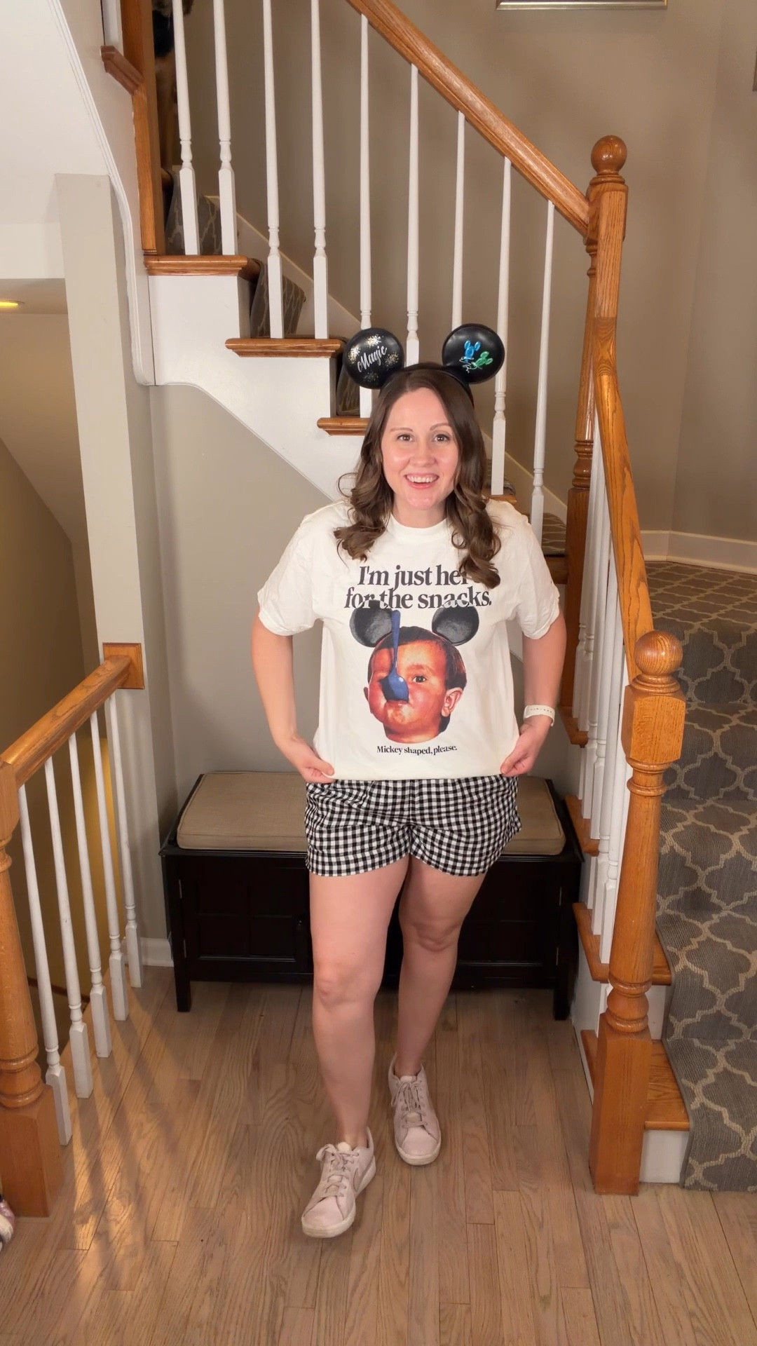 The graphic tee is such a mood 😂🍿 and these gingham shorts are SO lightweight and flattering… like actually comfy but still put together 🙌

It’s perfect for repeat park days, resort lounging, and even just running around at home—it’s that easy grab every time 👏

Linking everything for you here 🫶

#LTKStyle #MomOutfits #DisneyStyle #CasualSummer #EverydayStyle #ComfyLooks #LTKFinds

#LTKMidsize #LTKTravel