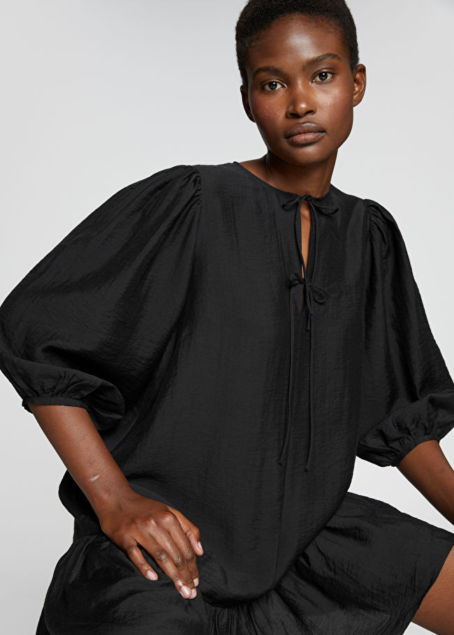 Lockeres Kleid mit Puffärmeln | & Other Stories (EU + UK)