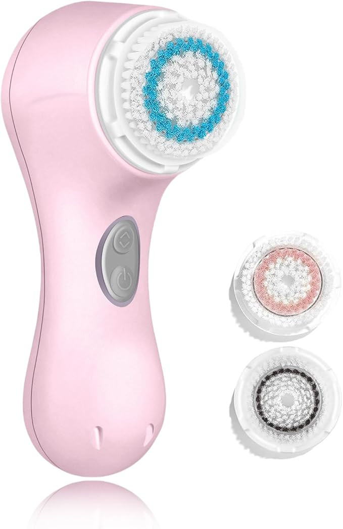Microtree Electric Facial Cleansing Brush, Sonic Vibrating Rechargeable Face Scrubber Exfoliator,... | Amazon (US)