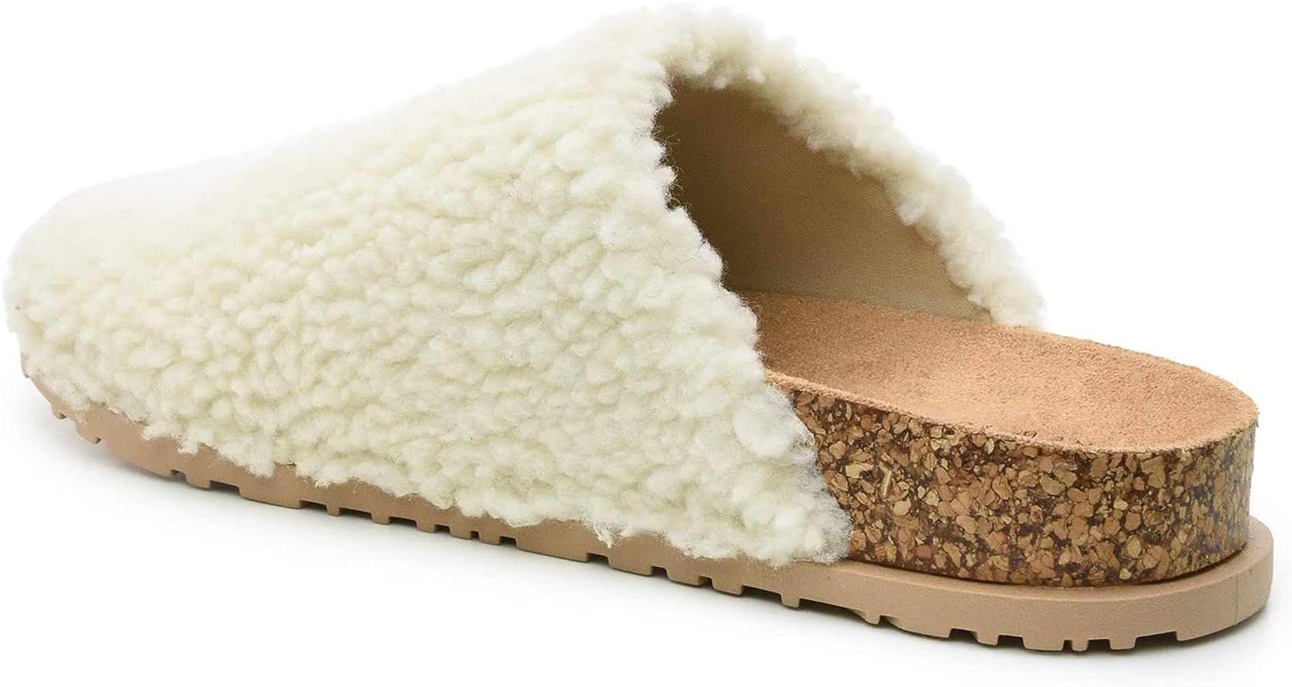 Nicole Miller Bondy Womens Slippers for House, Indoor & Outdoor - Orthotics Cork Clogs Furry Faux... | Amazon (US)