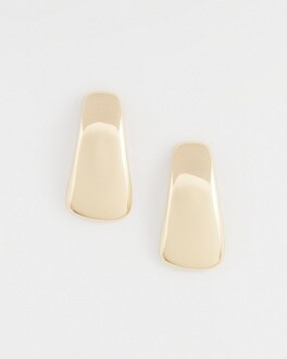 Curved Gold Tone Earrings | Chico's