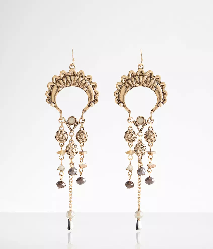 Beaded Fringe Earring | Buckle