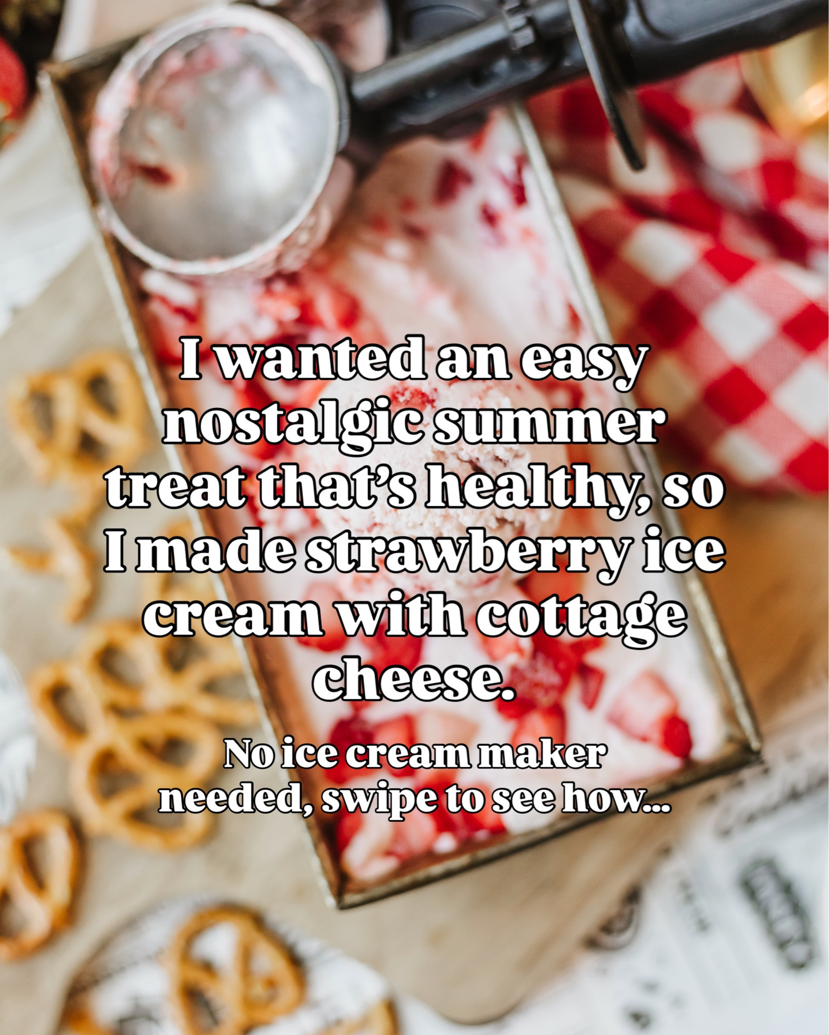 Summer and ice cream just go together. Kind of like peanut butter and jelly, milk and cookies, or pancakes and maple syrup. But a cold, creamy bowl of ice cream on a hot summer day feels like, well a little slice of heaven. The only problem is that traditional homemade ice cream can sometimes feel like a project. Between the special equipment, long ingredient lists, and waiting for everything to churn, it’s not always something I have the time or the patience for. That’s why I was so intrigued when I started seeing cottage cheese ice cream pop up everywhere. And if I’m being completely honest, I was skeptical. Ice cream made from cottage cheese sounded a little strange. But after trying it for myself…oh my gosh, I completely understood the hype. When cottage cheese is blended it becomes incredibly smooth and creamy, creating the perfect base for an easy frozen dessert. Add in fresh strawberries, honey, and a splash of vanilla, and it transforms into something that tastes far more indulgent than its ingredient list would suggest. So let me introduce you to strawberry cottage cheese ice cream!

#LTKHome #LTKfoodie
