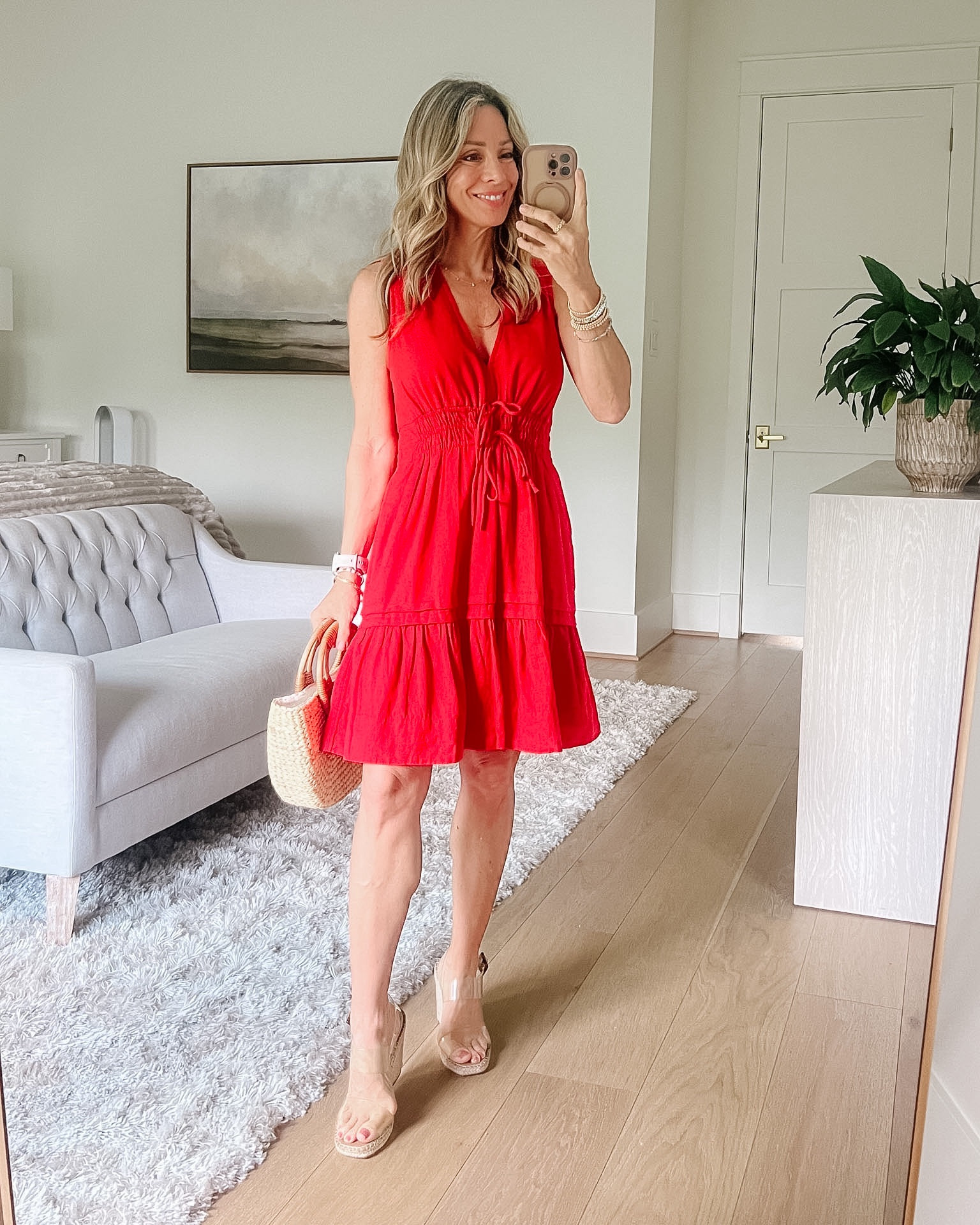 Fiery mini dress from Anthropologie 

Dress Fit: I’m wearing an XS Skirt

#LTKSaleAlert #LTKPetite #LTKOver40