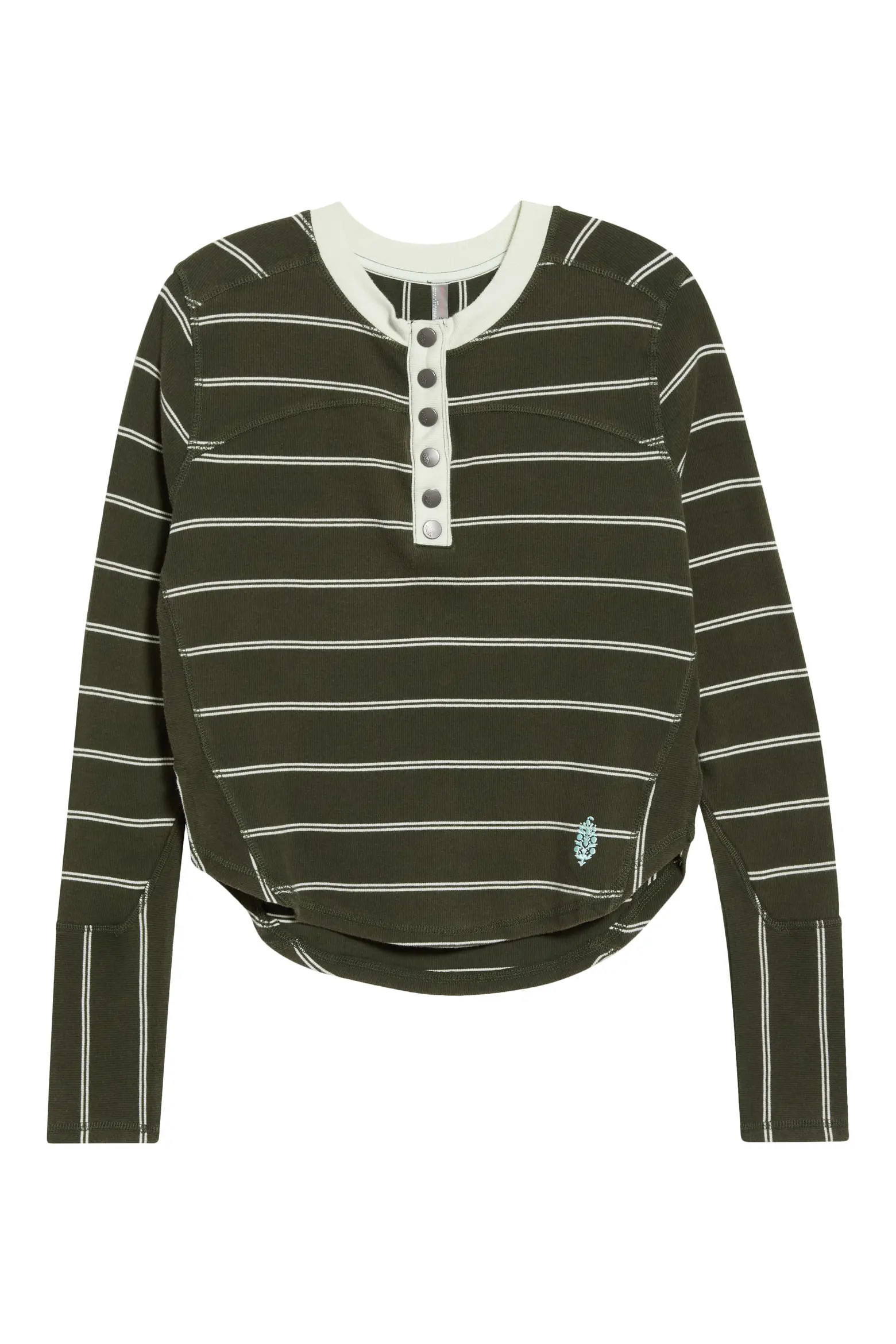 Free People Cool Down Stripe Henley (Women) | Nordstrom | Nordstrom
