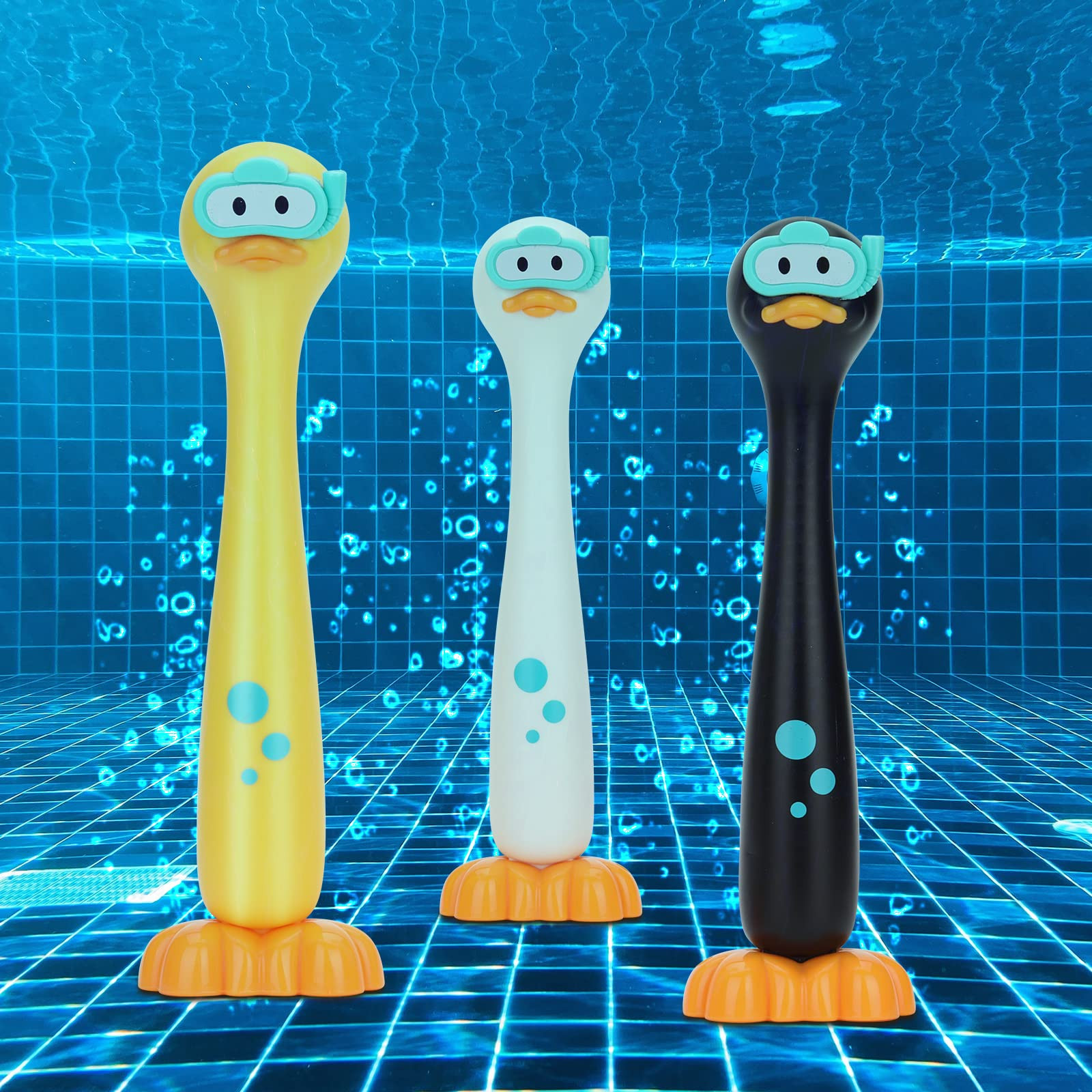 Summer Pool Toys Underwater Diving Games Dive Sticks Duck 3-Pack | Amazon (US)
